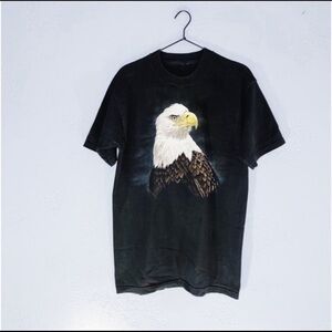 Vintage 1997 Black Eagle 2 Sided T-Shirt Large